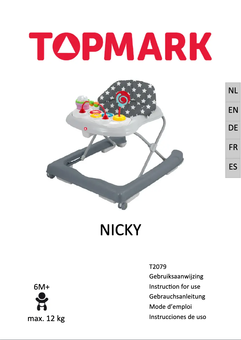 Página 1 del manual Manual de usuario Topmark Nicky