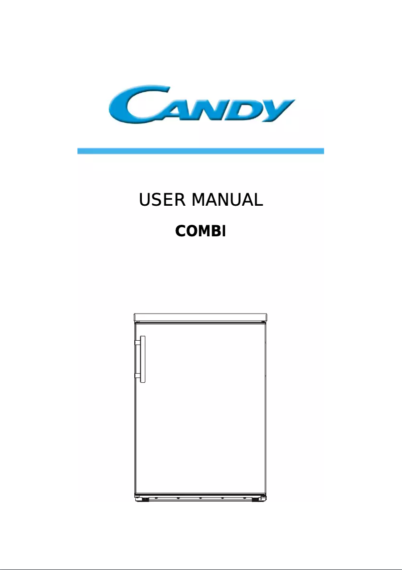 Page n°1 - Manuel utilisateur Candy CKTOS 606W