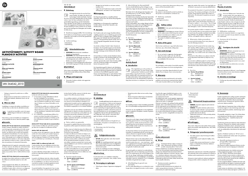 Imagen de la primera página del manual del dispositivo HG07098