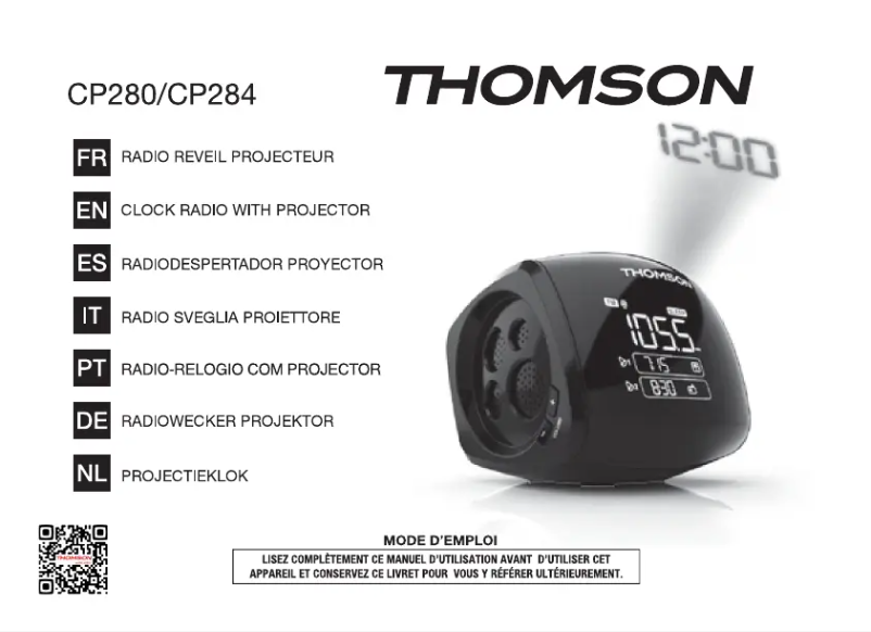Image de la première page du manuel de l'appareil CP280