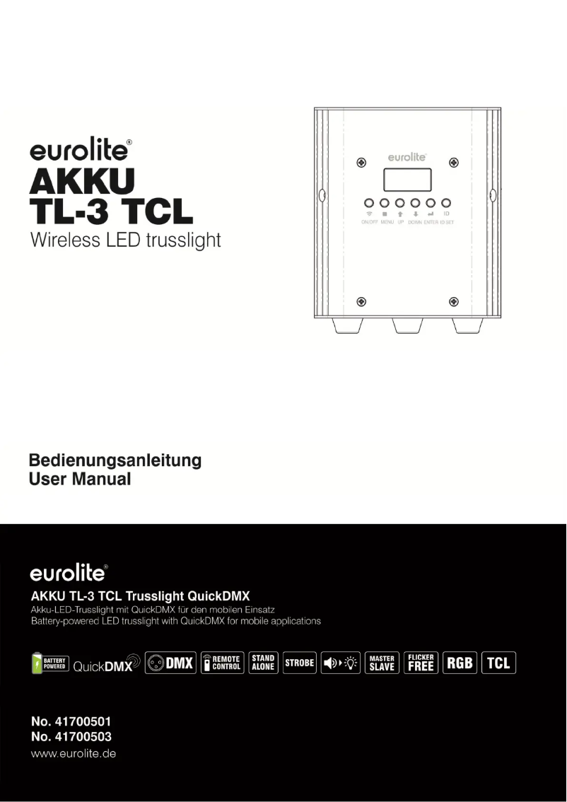 Image de la première page du manuel de l'appareil AKKU TL-3 TCL