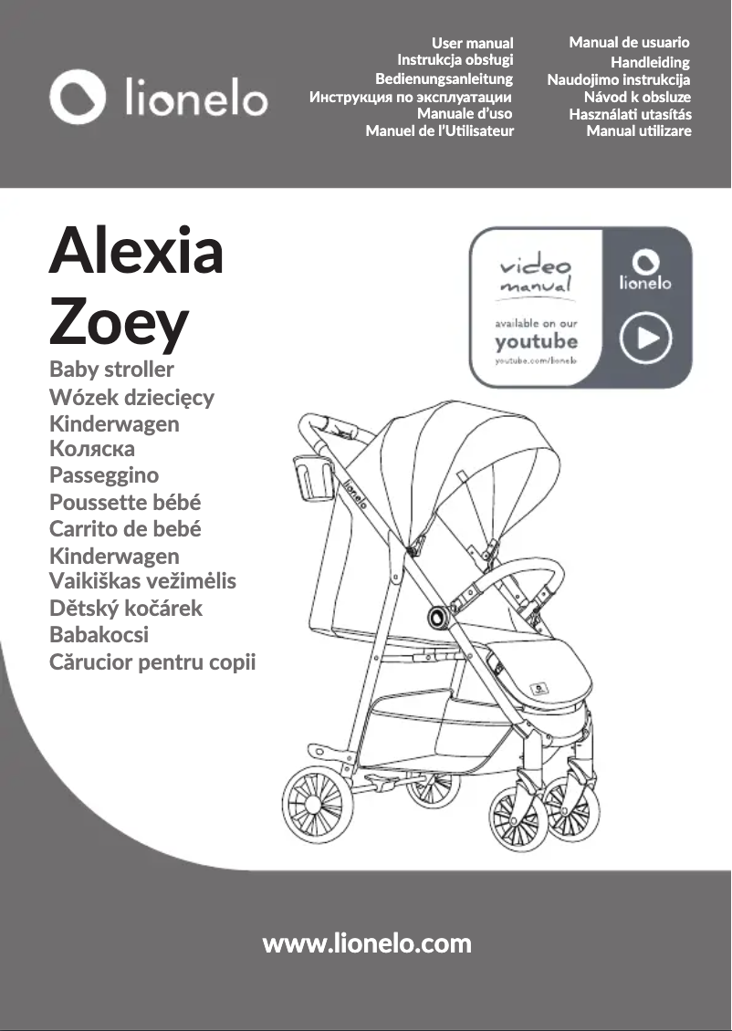 Page 1 de la notice Manuel utilisateur Lionelo Alexia