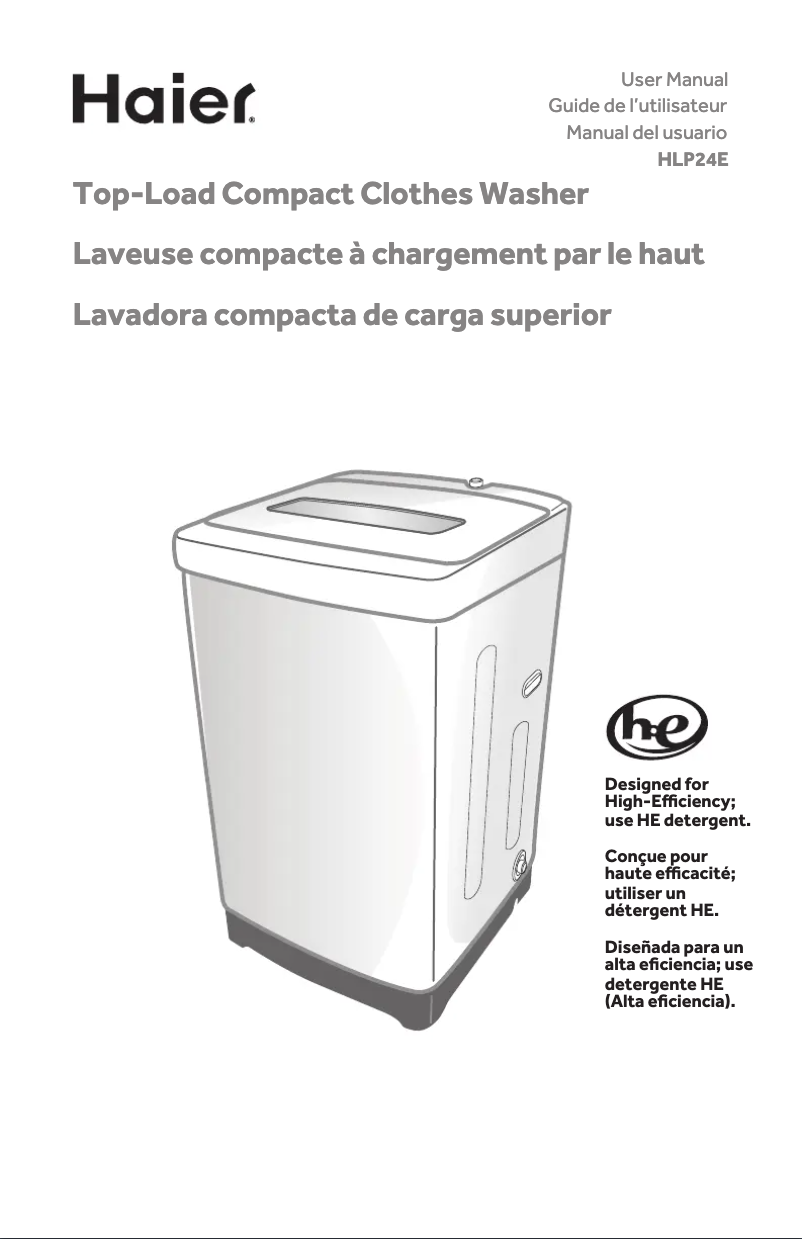 Page 1 de la notice Manuel utilisateur Haier HLP24E