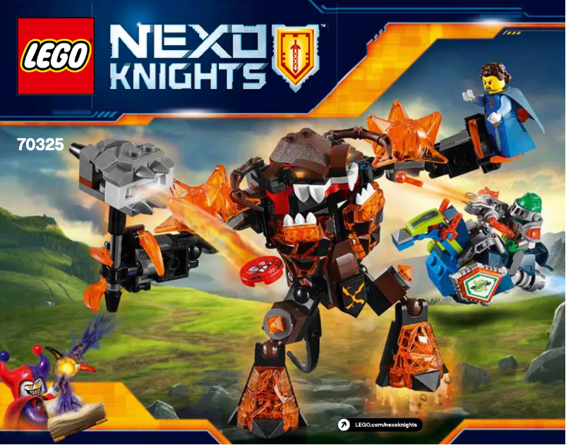 Page 1 de la notice Manuel utilisateur Lego Nexo Knights 70325