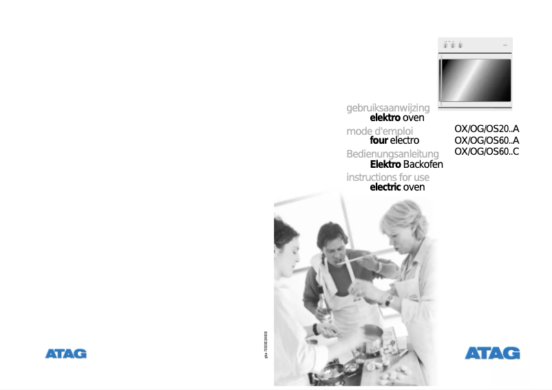 Page n°1 - Manuel utilisateur Atag OX6053CR