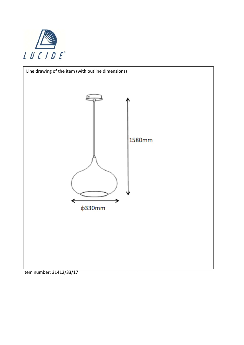Página 1 del manual Manual de usuario Lucide Riva 31412/33/17