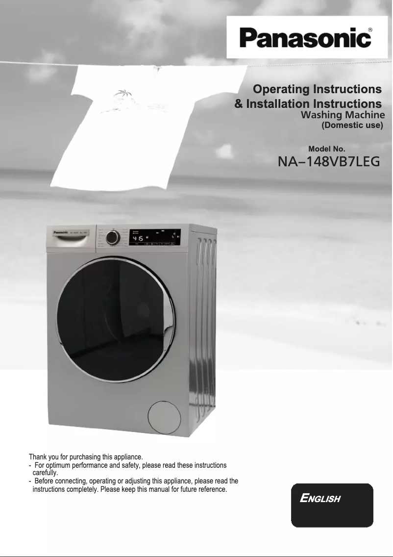 Image de la première page du manuel de l'appareil NA-148VB7