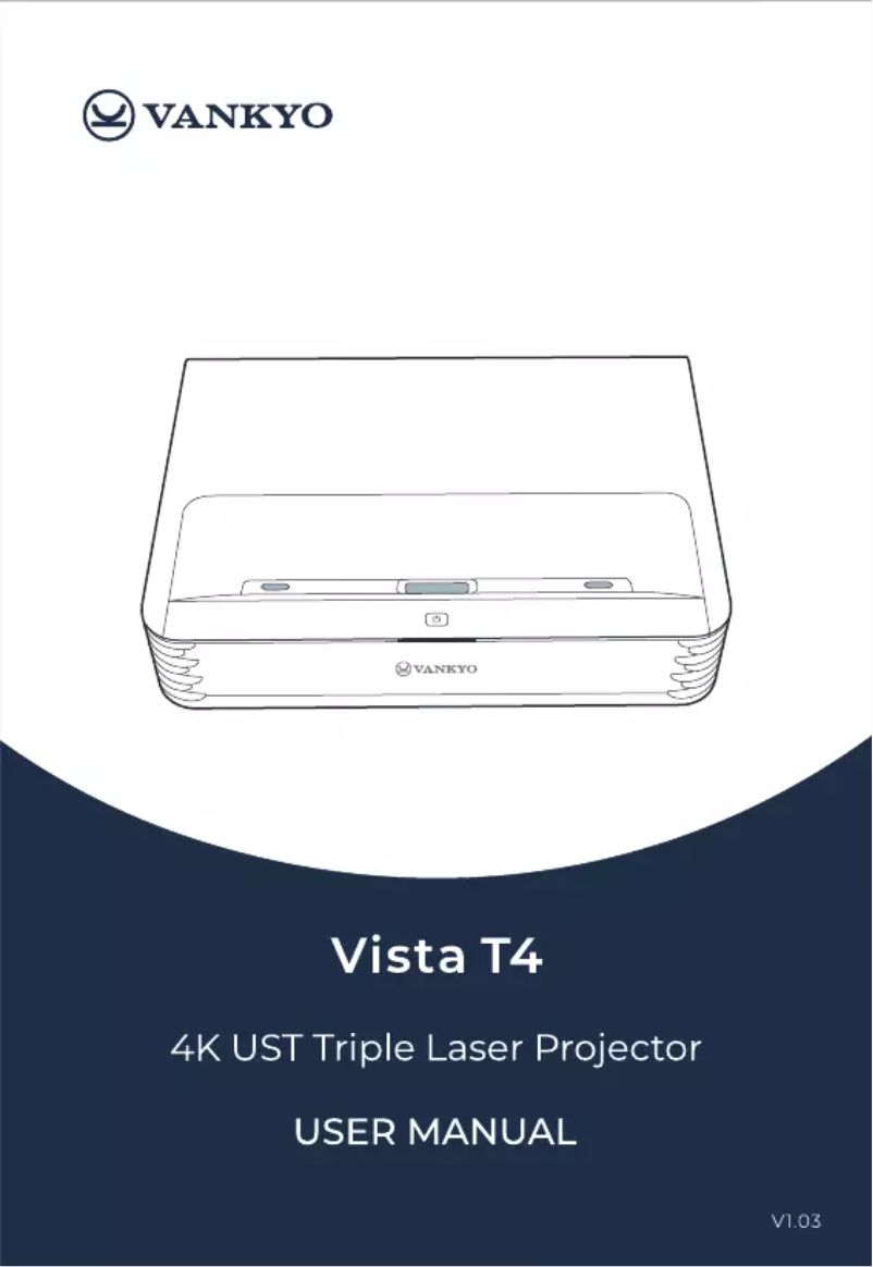 Image de la première page du manuel de l'appareil Vista T4