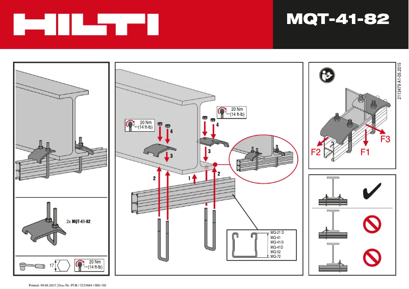 Image de la première page du manuel de l'appareil MQT-21-41