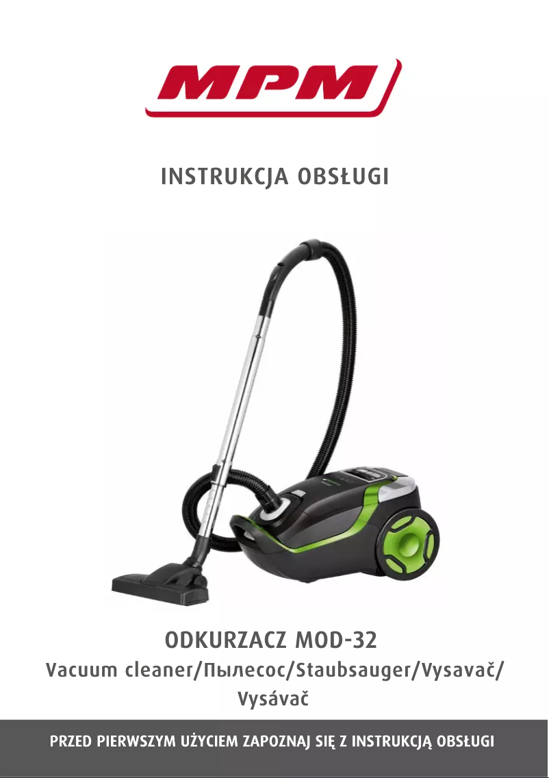 Página 1 del manual Manual de usuario MPM MOD-32