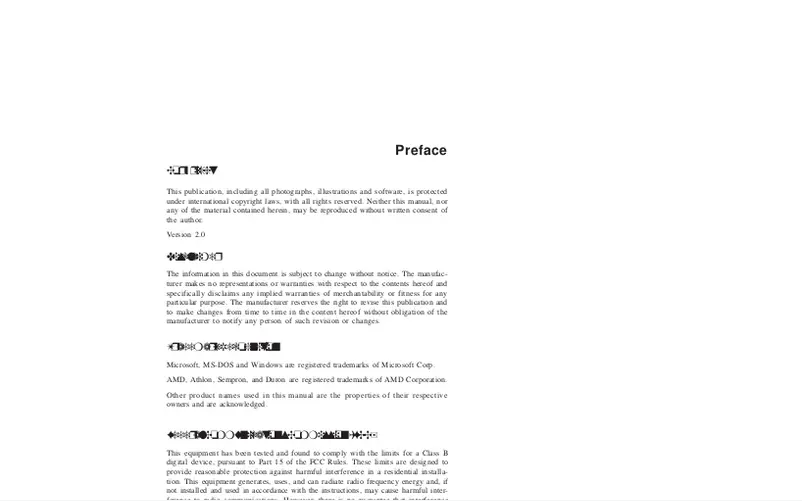 Page 1 de la notice Manuel utilisateur ECS GF8100VM-M5