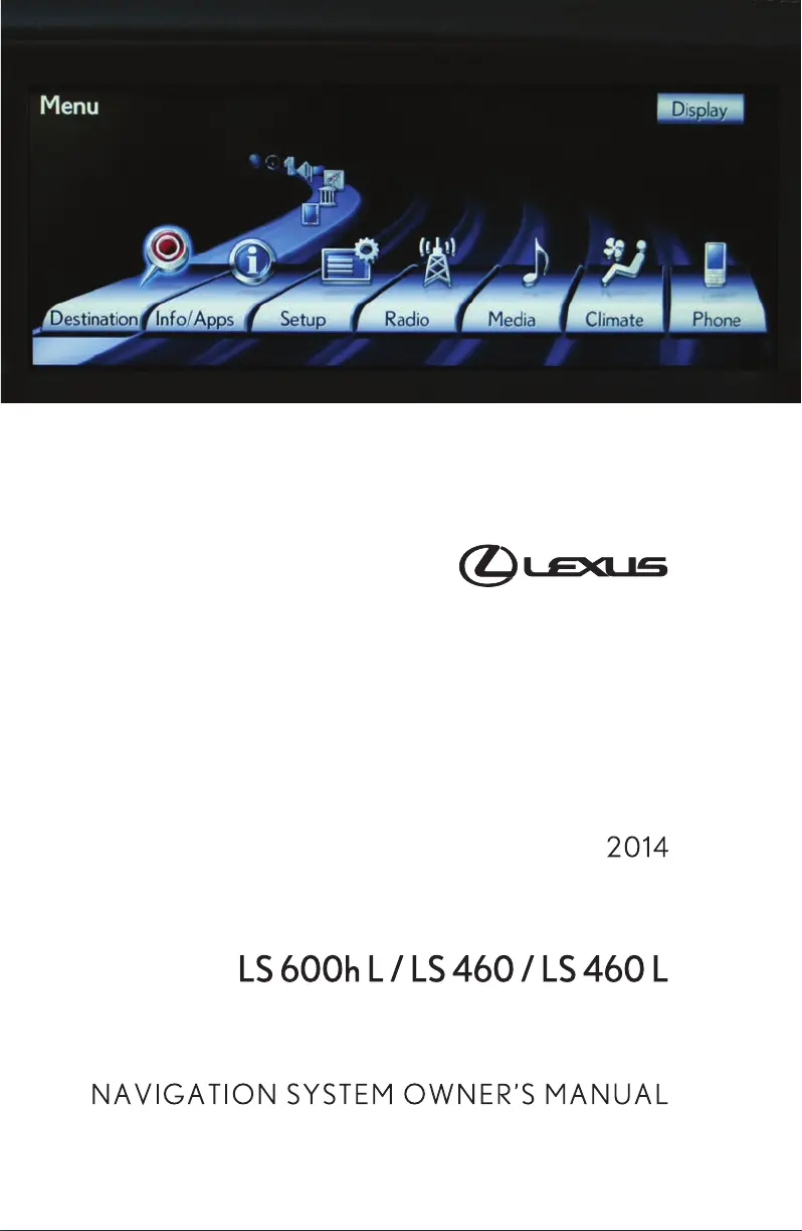 Image de la première page du manuel de l'appareil LS 600h L (2014)