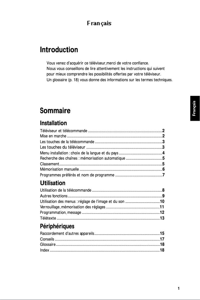 Image de la première page du manuel de l'appareil 21PT5302