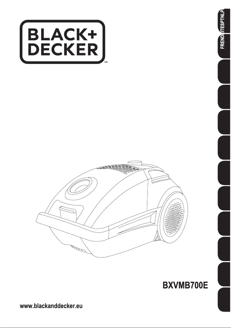 Page n°1 - Manuel utilisateur Black & Decker BXVMB800E