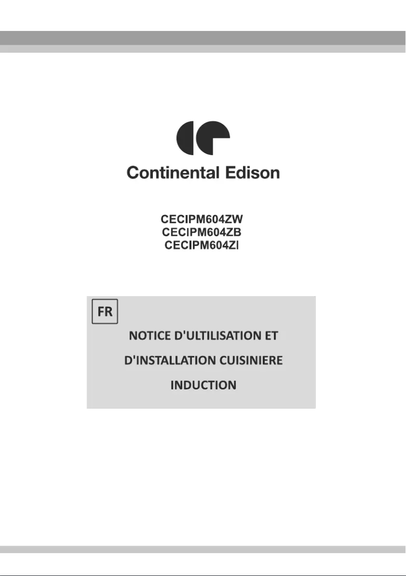 Imagen de la primera página del manual del dispositivo CECIPM604ZI