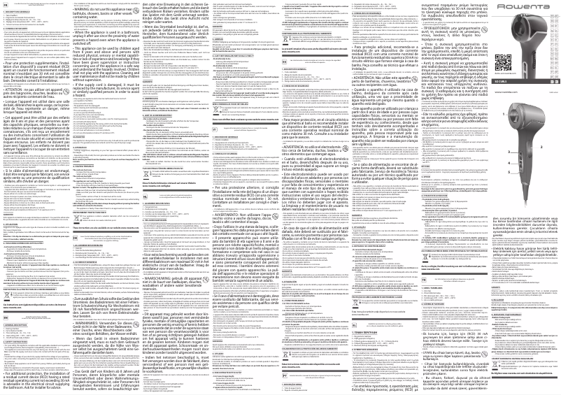 Image de la première page du manuel de l'appareil Premium Care CF3730F0