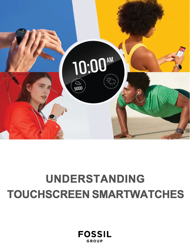 Page 1 de la notice Manuel utilisateur Fossil Julianna Gen 5 FTW6036