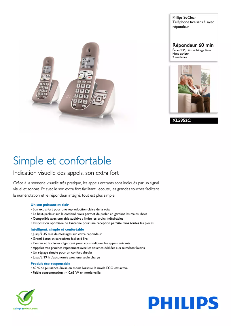 First page image of the manual for SoClear XL5952C