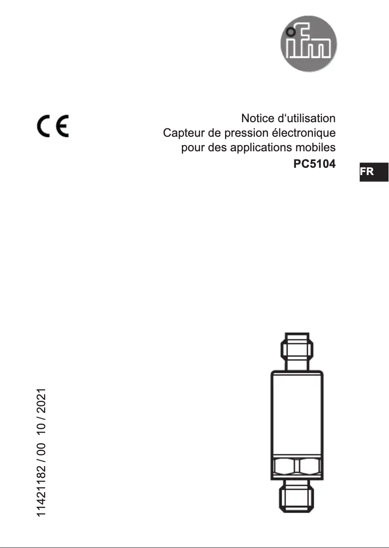 Page n°1 - Manuel utilisateur IFM PC5104