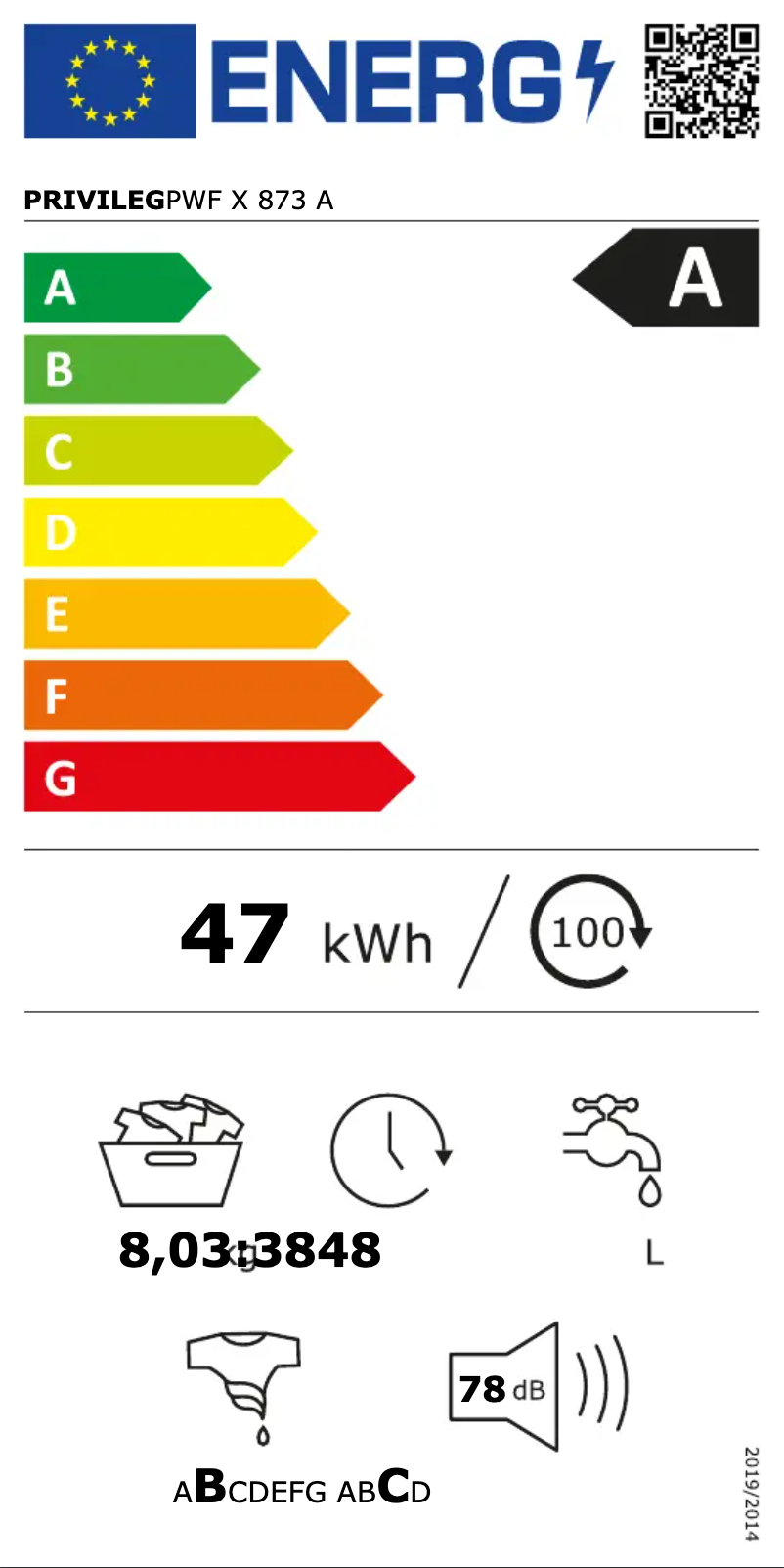Image de la première page du manuel de l'appareil PWF X 873 A