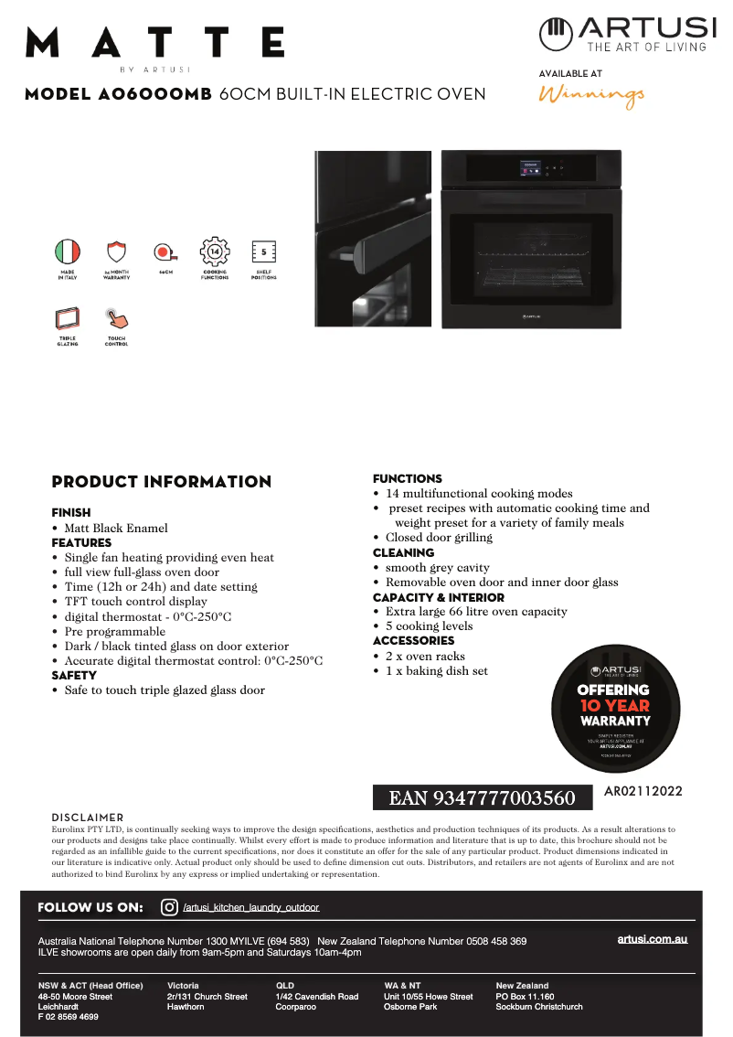 Image de la première page du manuel de l'appareil AO6000MB