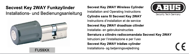 Page n°1 - Manuel utilisateur Abus FU5929