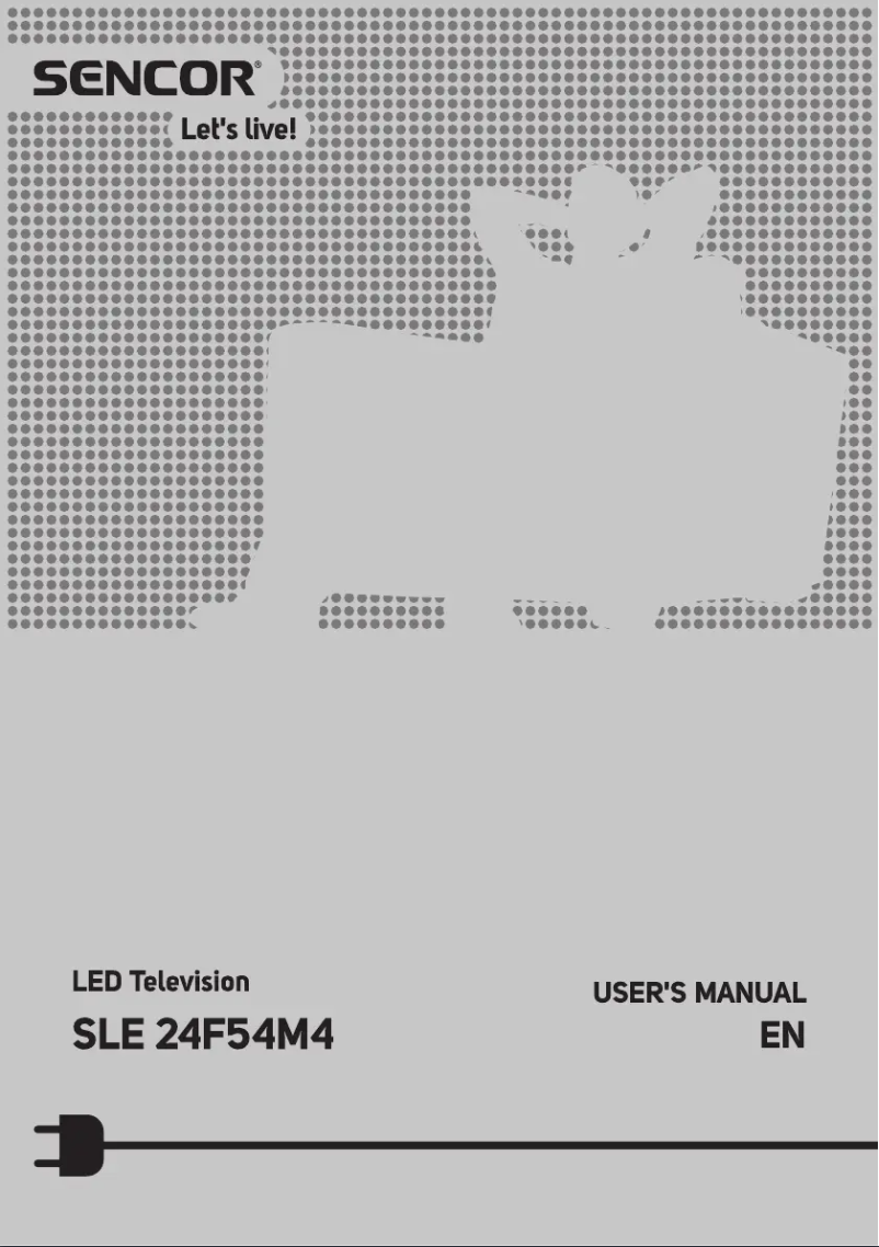 Page 1 de la notice Manuel utilisateur Sencor SLE 24F54M4