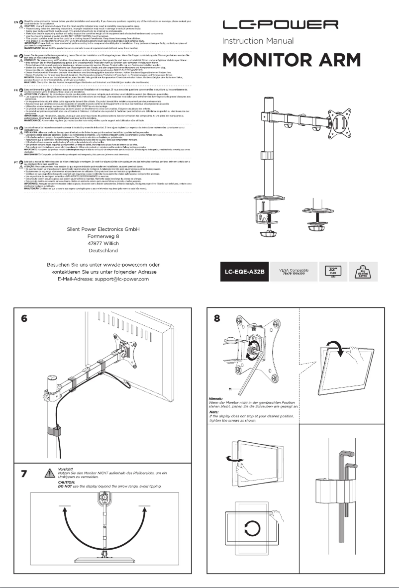 Image de la première page du manuel de l'appareil LC-EQE-A32B