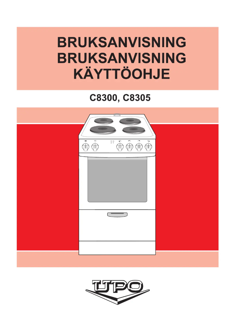 Page 1 de la notice Manuel utilisateur UPO C8300