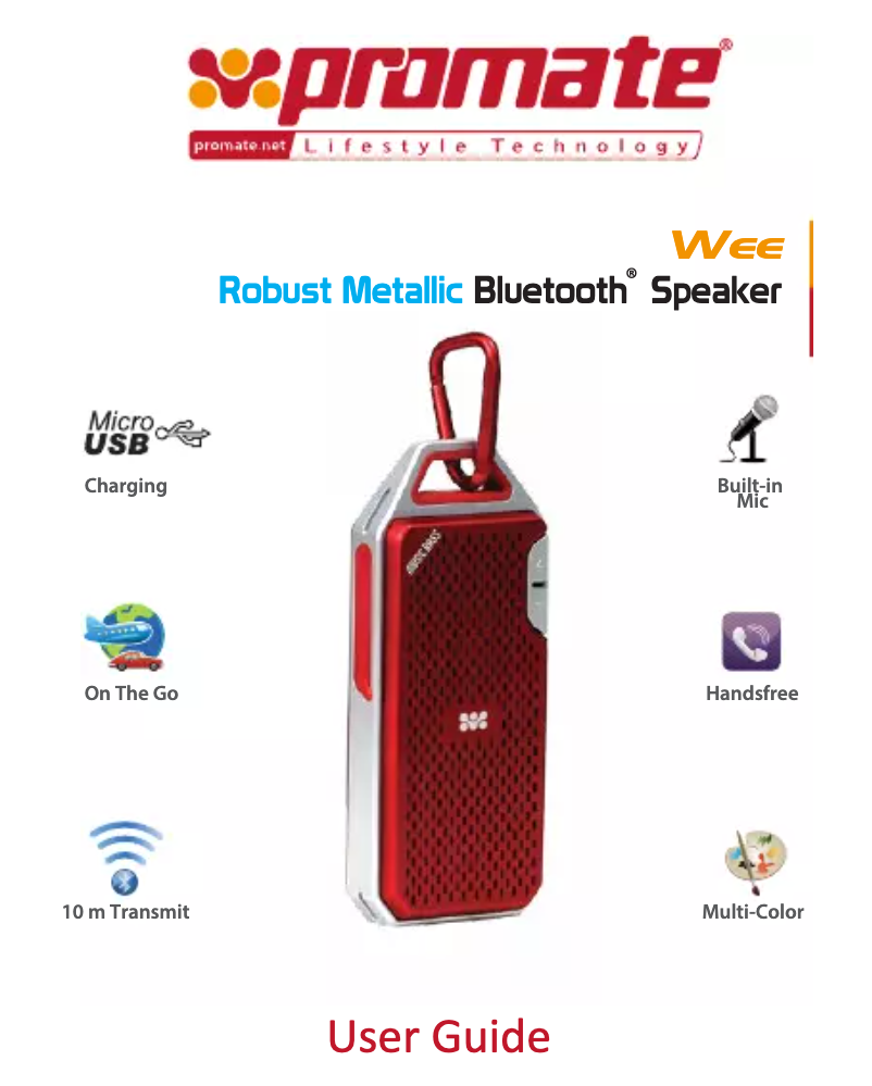 Imagen de la primera página del manual del dispositivo WEE.PINK