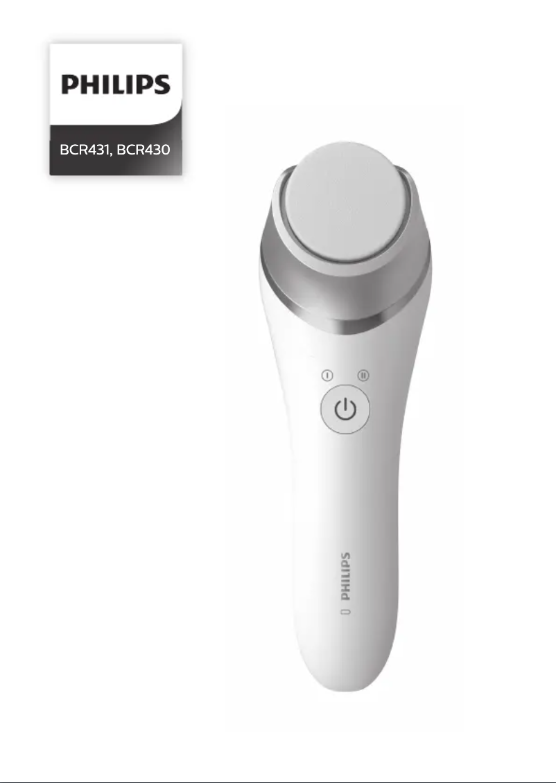 Página 1 del manual Manual de usuario Philips Pedi Advanced BCR430