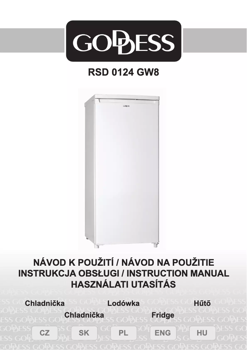 Image de la première page du manuel de l'appareil RSD 0124 GW8