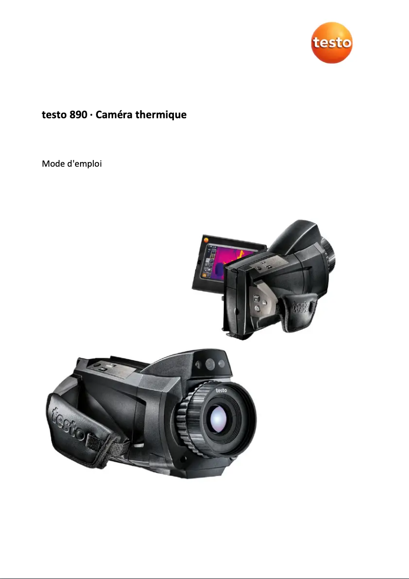 Image de la première page du manuel de l'appareil 890