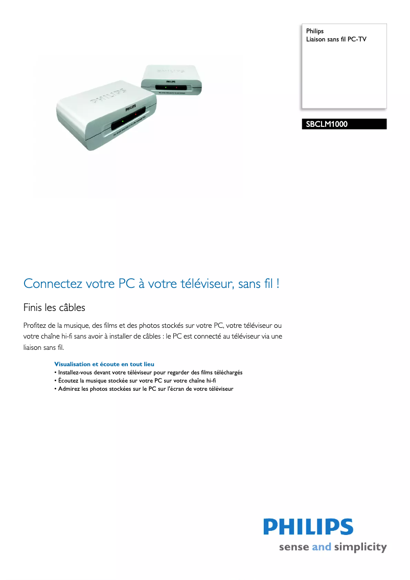 Imagen de la primera página del manual del dispositivo SBCLM1000