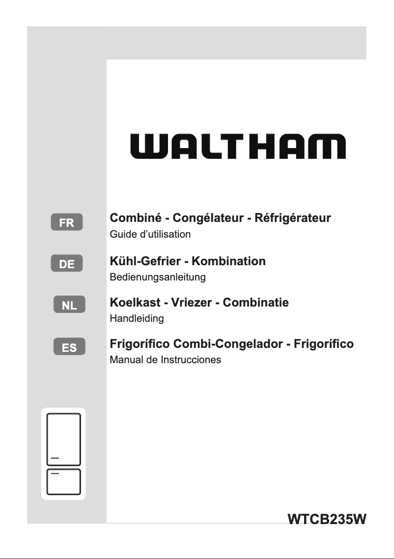 Page n°1 - Manuel utilisateur Waltham WTCB235W