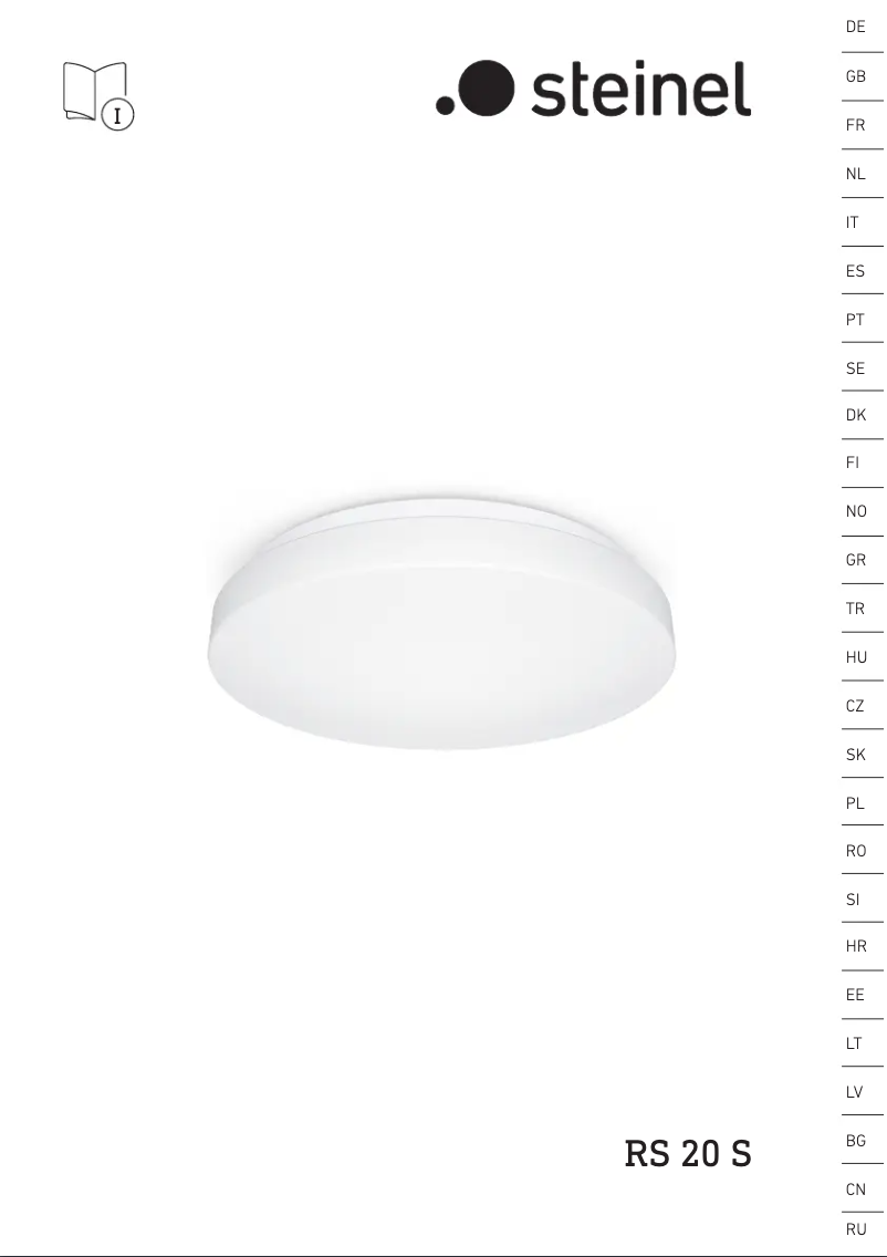 Page 1 de la notice Manuel utilisateur Steinel RS 20 S