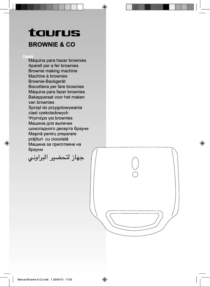 Image de la première page du manuel de l'appareil Brownie & Co