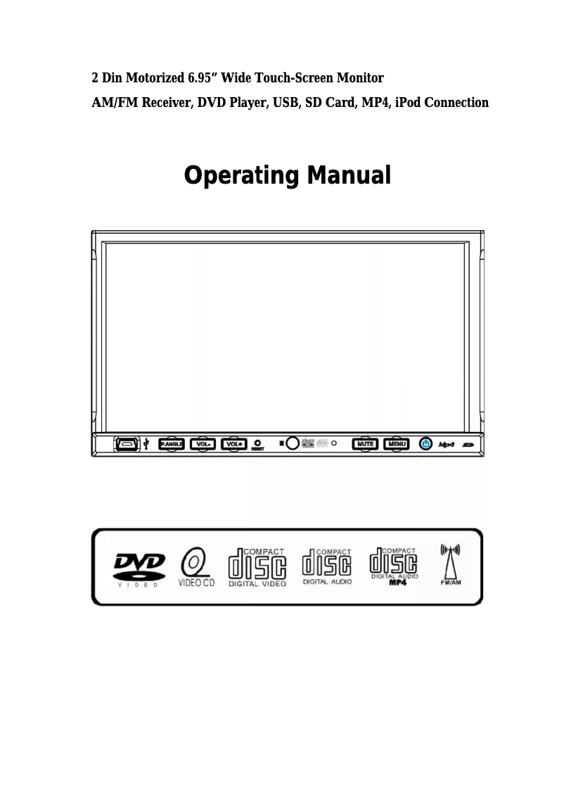 Image de la première page du manuel de l'appareil TID-735N