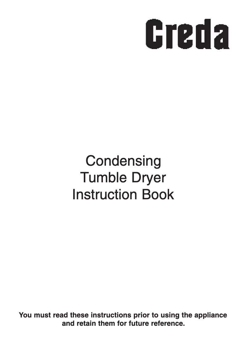 Página 1 del manual Manual de usuario Creda TCR 13