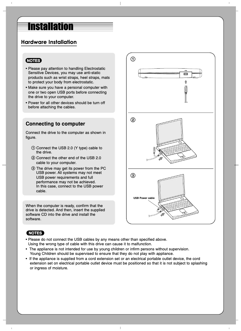 Página 1 del manual Manual de usuario LG GP10NW20
