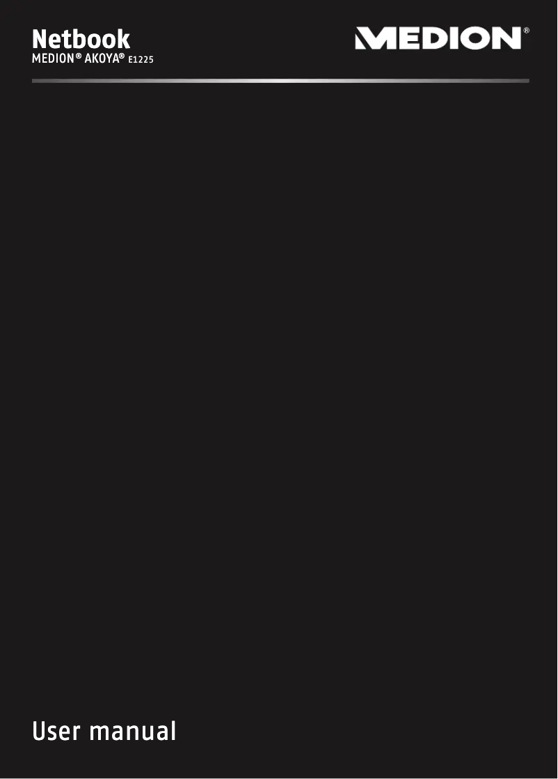 Page 1 de la notice Manuel utilisateur Medion Akoya E1225