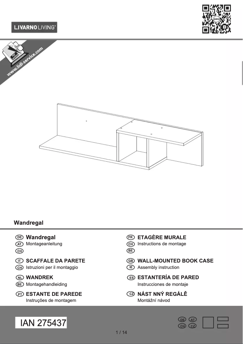 Image de la première page du manuel de l'appareil IAN 275437