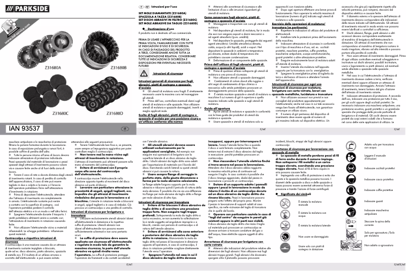 Page n°1 - Manuel utilisateur Parkside PWSZ 125 A1