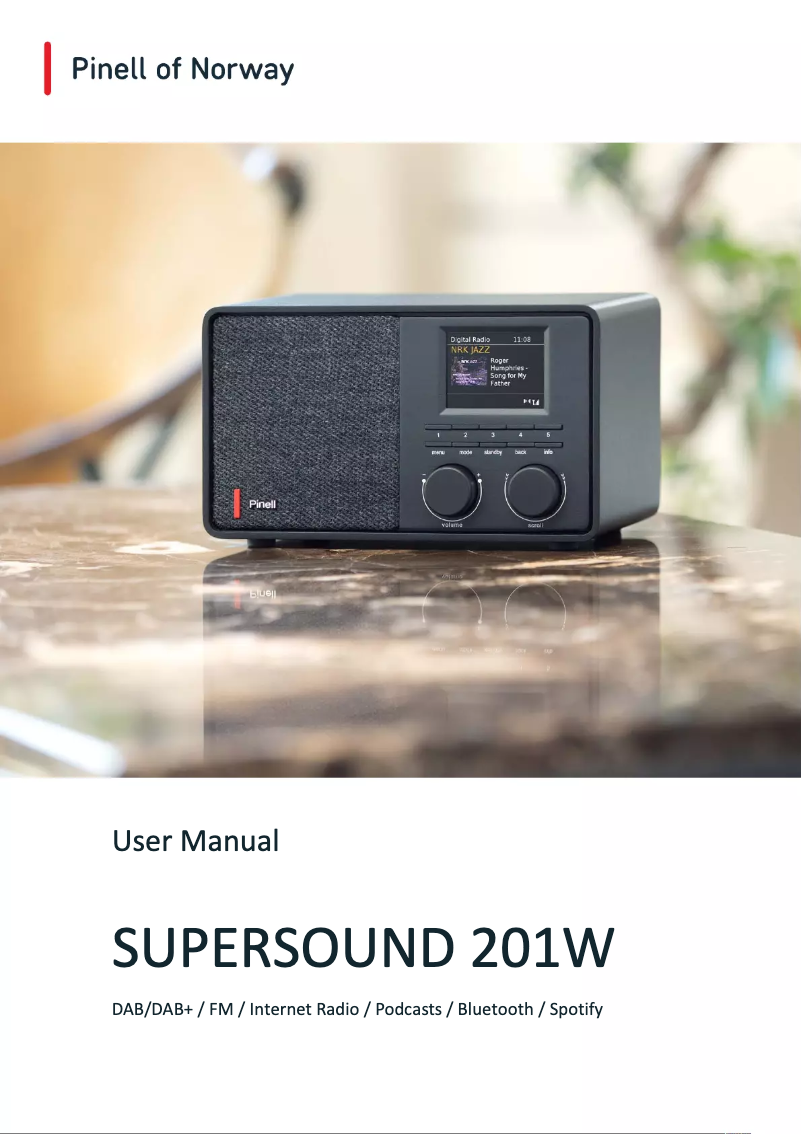 Página 1 del manual Manual de usuario Pinell Supersound 201W