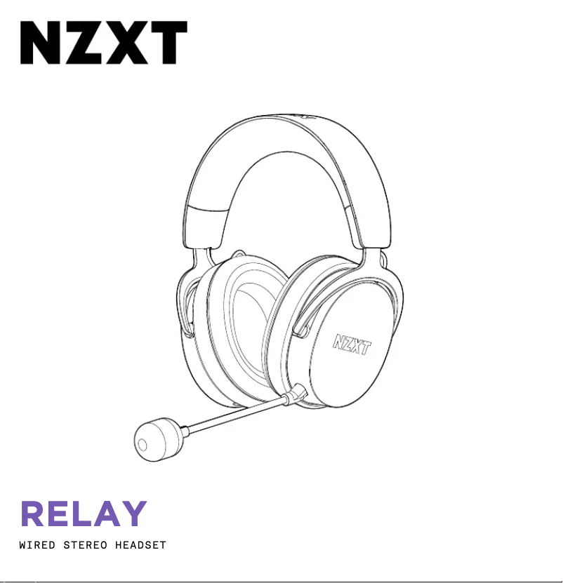 Page n°1 - Manuel utilisateur NZXT Relay Headset
