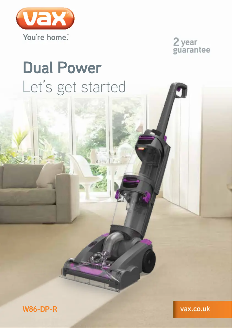 Image de la première page du manuel de l'appareil Dual Power ECR2V1P