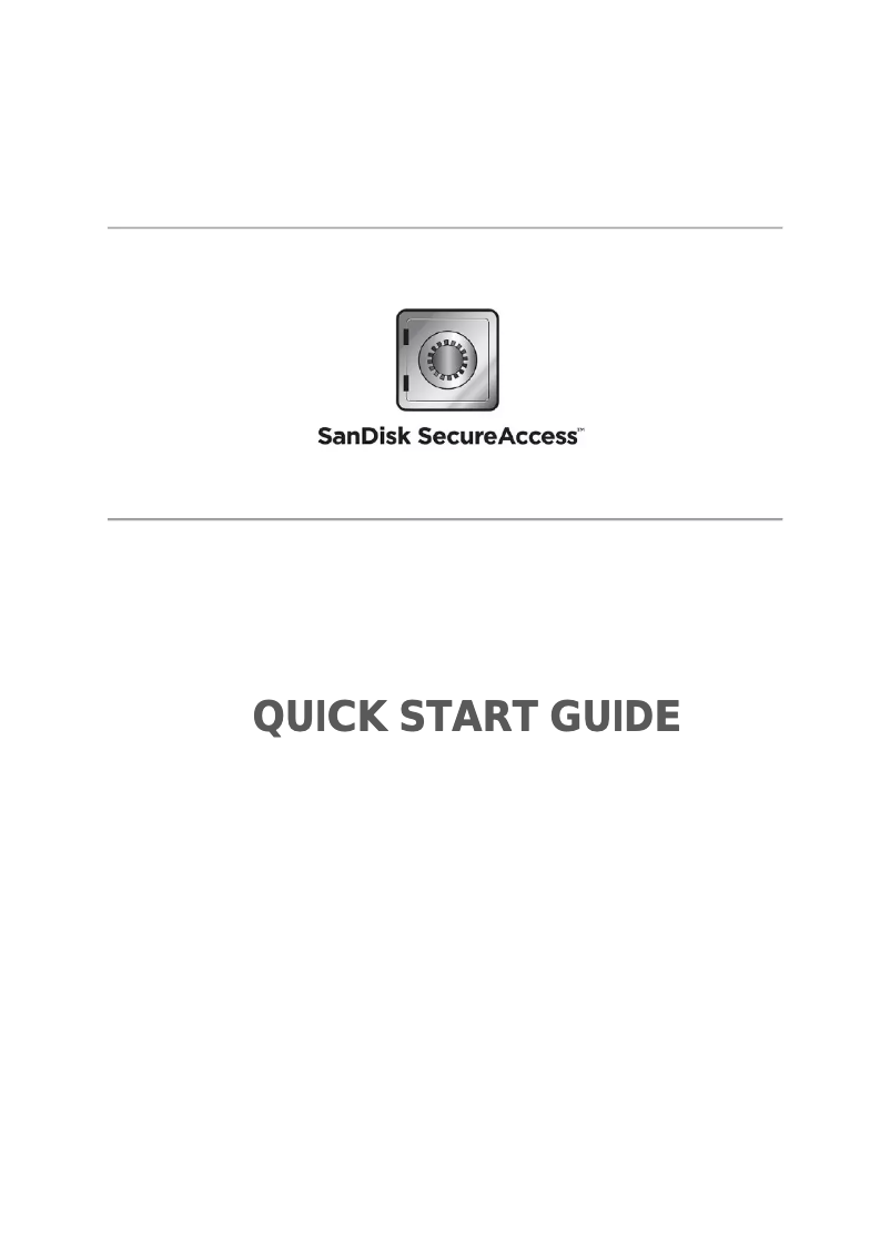 Page 1 de la notice Manuel utilisateur Sandisk Extreme 900