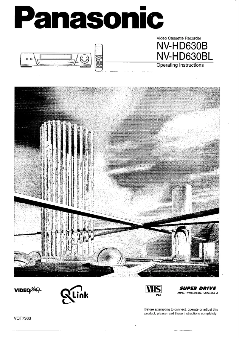 Image de la première page du manuel de l'appareil NV-HD630