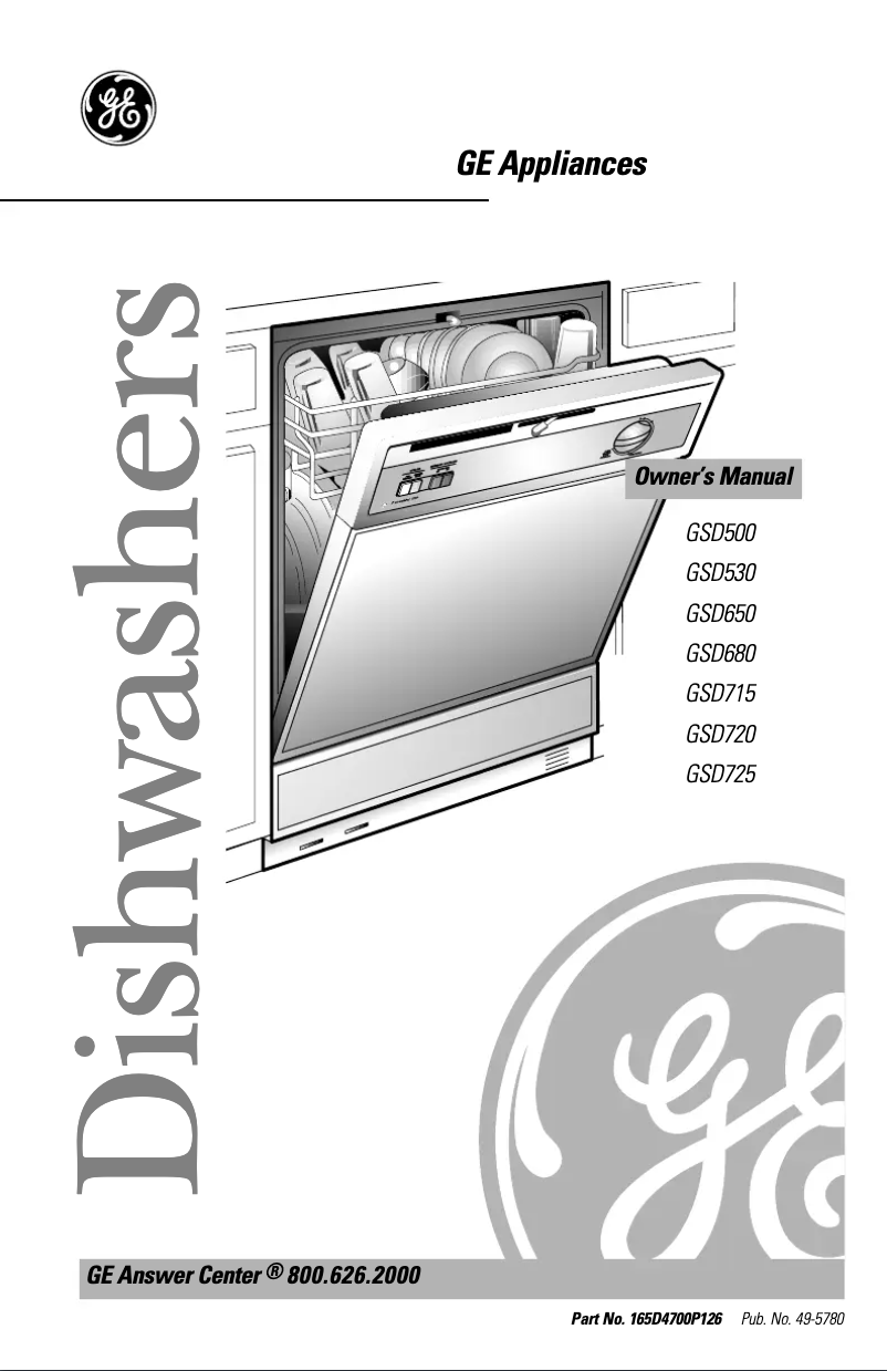 Página 1 del manual Manual de usuario GE GSD725