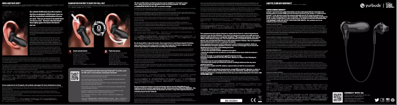 Page 1 de la notice Manuel utilisateur Yurbuds Hybrid Wireless